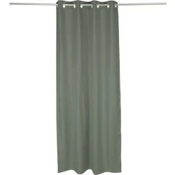 Rideau occultant effet tramé gris foncé 140x240cm