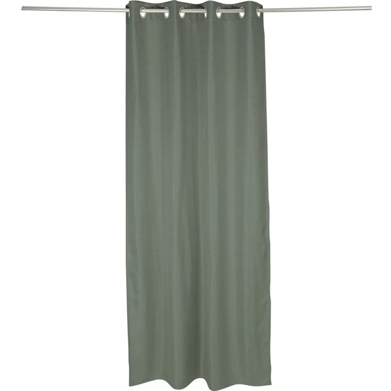 Rideau occultant effet tramé gris foncé 140x240cm