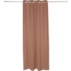 Rideau occultant effet tramé terracotta 140x240cm