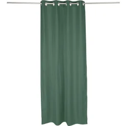 Rideau occultant effet tramé vert foncé 140x240cm