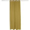 Rideau occultant effet tramé jaune 140x240cm