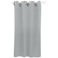 Rideau occultant fenêtre gris clair 140x180cm