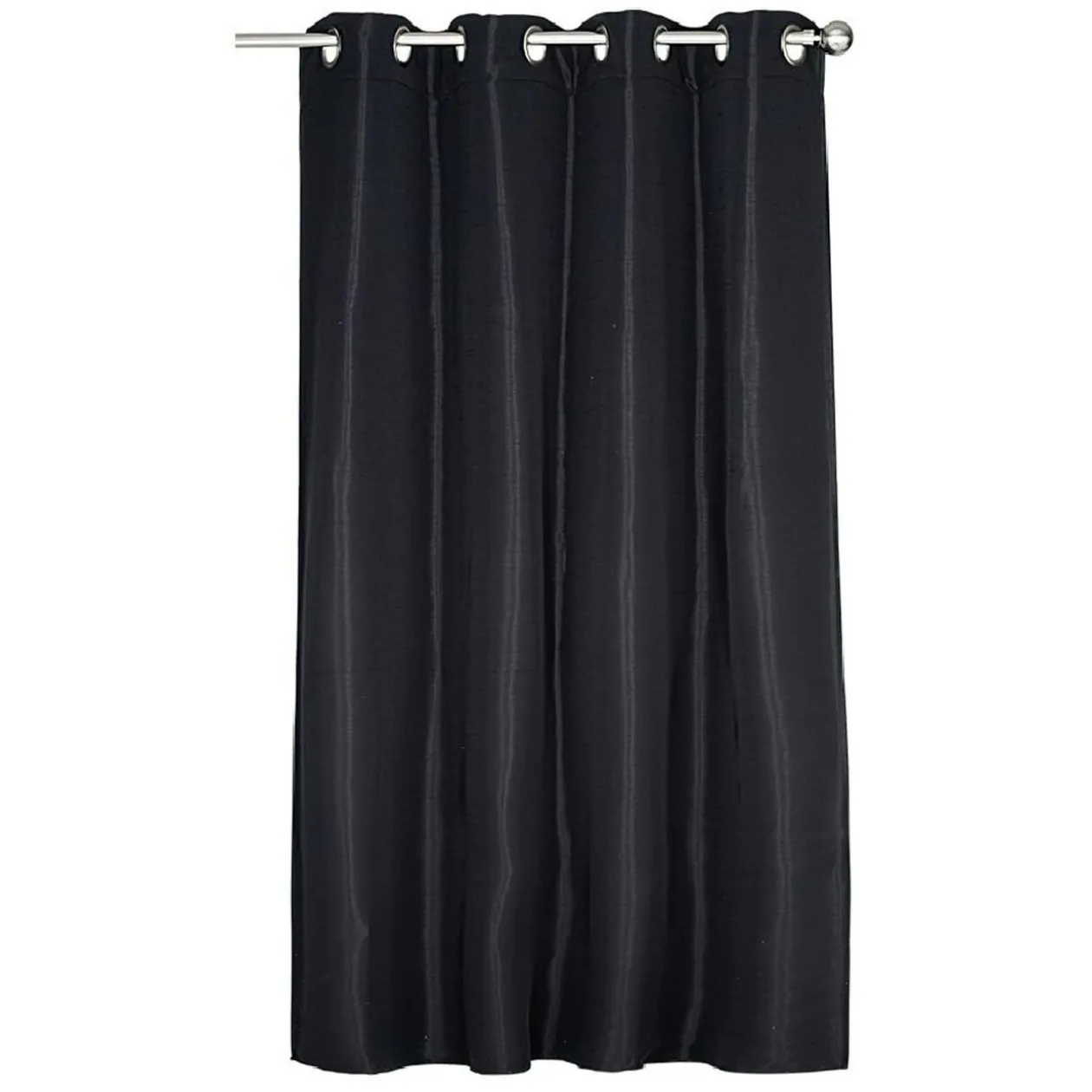Rideau occultant fenêtre noir 140x180cm