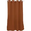 Rideau occultant fenêtre terracotta 140x180cm