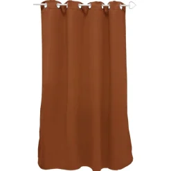 Rideau occultant fenêtre terracotta 140x180cm