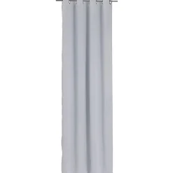 Rideau occultant gris à oeillets pour petite fenêtre 140x180cm