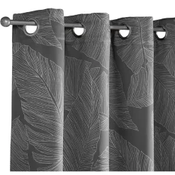 Rideau occultant imprimé feuilles 140x240 cm