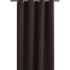 Rideau occultant marron 140 x 180 cm