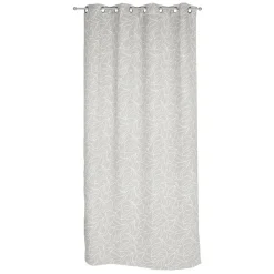 Rideau occultant motif végétal 140x240cm 100% polyester
