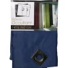 Rideau occultant oeillets bleu