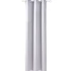 Rideau occultant oeillets carrés jacquard gris perle