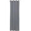 Rideau occultant porte gris clair 135x240cm