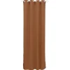Rideau occultant porte terracotta 135x240cm