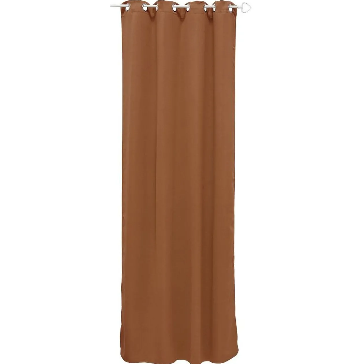 Rideau occultant porte terracotta 135x240cm