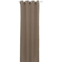 Rideau occultant uni beige