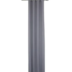 Rideau occultant uni gris