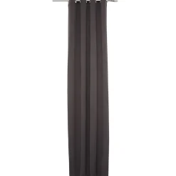 Rideau occultant uni gris foncé 135x240cm
