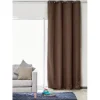 Rideau occultant uni taupe