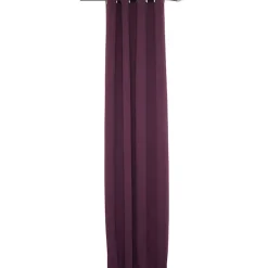 Rideau occultant uni violet