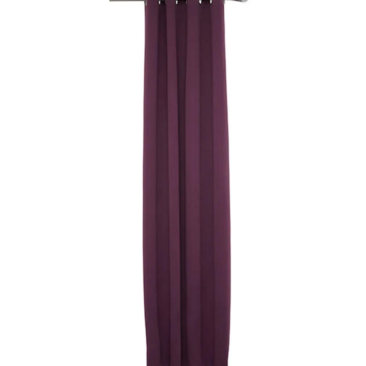 Rideau occultant uni violet