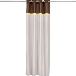 Rideau polycoton 140x240cm bicolore