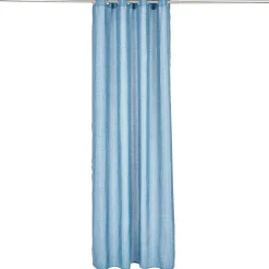Rideau polyester 140x240cm bleu chiné