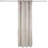 Rideau polyester 140x240cm effet velours taupe