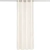 Rideau polyester 140x240cm effet lin beige