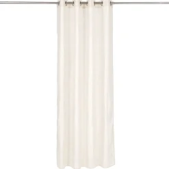 Rideau polyester 140x240cm effet lin beige