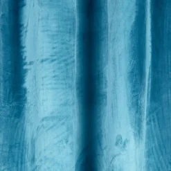 Rideau polyester 140x240cm effet velours bleu