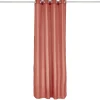 Rideau polyester 140x240cm terracotta