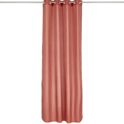 Rideau polyester 140x240cm terracotta