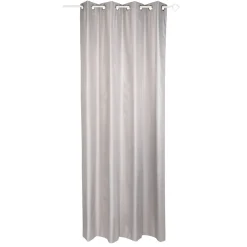Rideau thermique à oeillets gris clair 140x250 cm