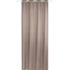 Rideau thermique à oeillets uni taupe 140x250 cm