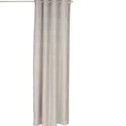 Rideau thermique à oeillets motif feuilles