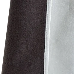 Rideau thermique polaire à oeillets uni gris clair 140x260cm