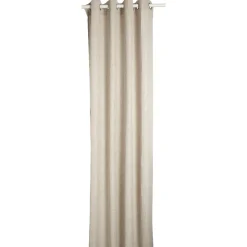 Rideau uni à oeillets