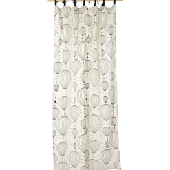 Rideau voilage à nouettes design montgolfière