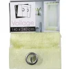 Rideau voilage à oeillets vert résille