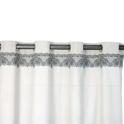 Rideau voilage à oeillets Muranu romantique dentelle