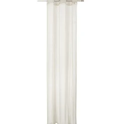 Rideau voilage à oeillets taupe résille