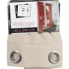 Rideau voilage à oeillets Dolly beige