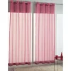 Rideau voilage à oeillets rose fuchsia uni