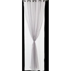 Rideau voilage à oeillets double