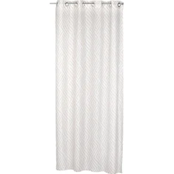 Rideau voilage à oeillets 140x240cm polyester imprimé rayures