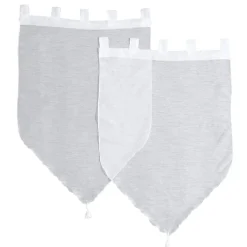 Rideau voilage blanc Lissea x2