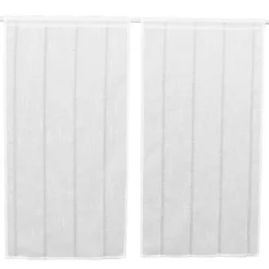 Rideau voilage blanc x2