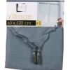 Rideau voilage gris Lissea x2