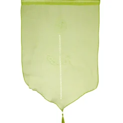 Rideau voilage vert x2