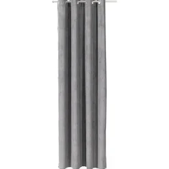 Rideau 140x240cm effet velours côtelé polyester